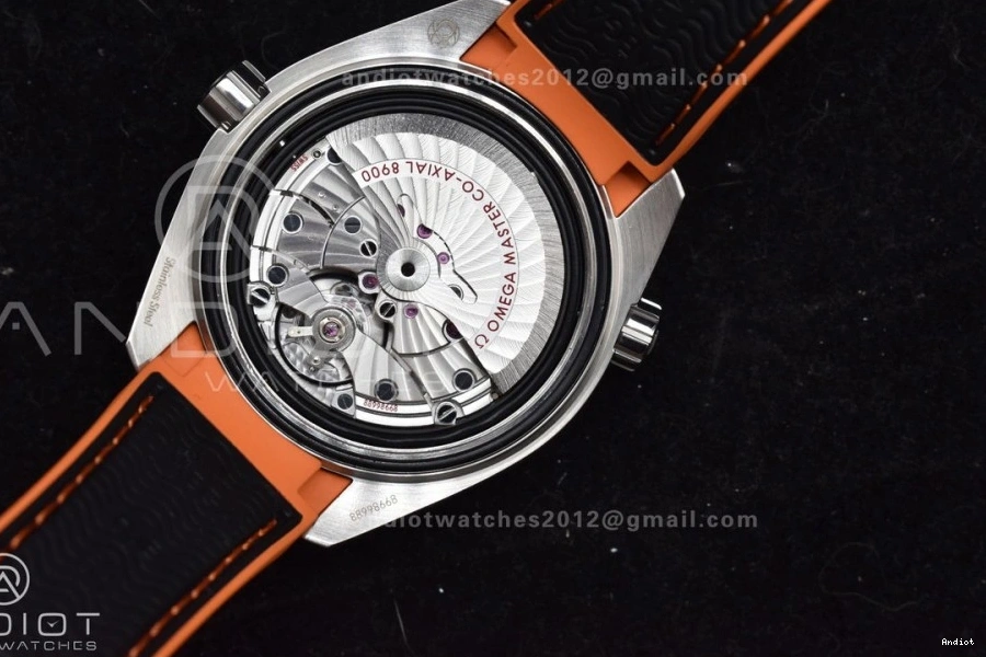 Edition Orange Strap on 43.5mm Dial VSF V2 Clone Super A8900 Planet Nylon Best Bezel 1:1 SS Black Ocean Black 1229